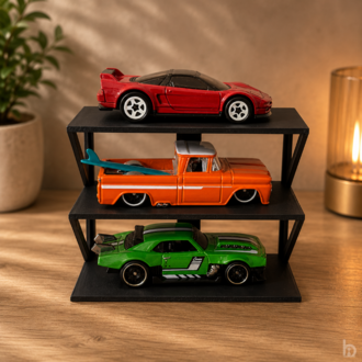 Hot Wheels Çok Katlı Mini Garaj ve Sergileme Rafı