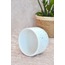 Kahverengi Terrazzo Oval Tabanlı Saksı