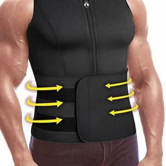 Markaflex Termoform Sauna Korse Vücut Şekillendirici Bel İnceltici Spor Yeleği Terleme
