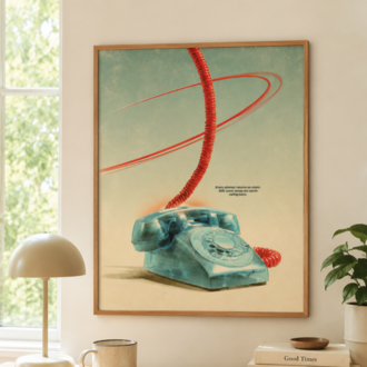 BUSY SIGNAL – Retro Telefon Posteri