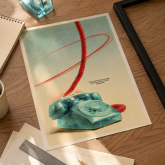BUSY SIGNAL – Retro Telefon Posteri