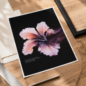 UNKNOWN BLOOM – Soyut Botanik Poster Baskısı