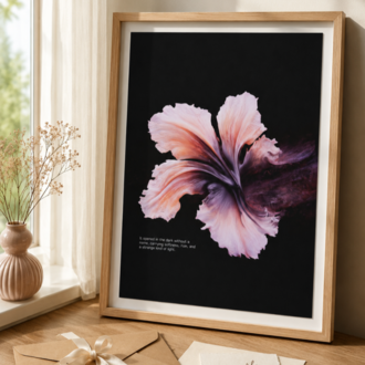 UNKNOWN BLOOM – Soyut Botanik Poster Baskısı