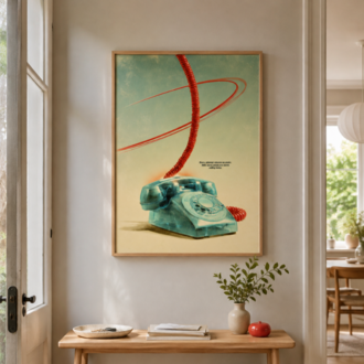 BUSY SIGNAL – Retro Telefon Posteri