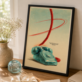 BUSY SIGNAL – Retro Telefon Posteri