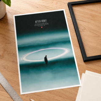 AFTER ORBIT – Soyut Uzay Posteri