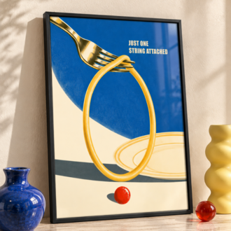 SLOW TWIRL – Retro Makarna Mutfak Posteri
