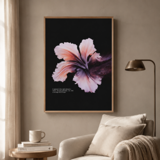 UNKNOWN BLOOM – Soyut Botanik Poster Baskısı