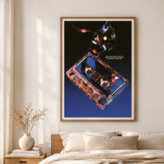 SIDE B – Retro Müzik Temalı Poster