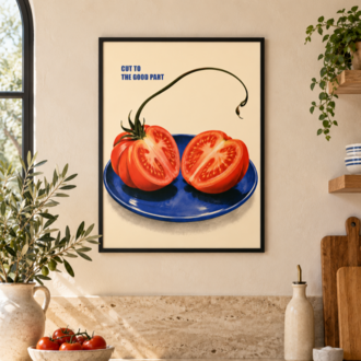 RED RIPE – Retro Domates Mutfak Posteri