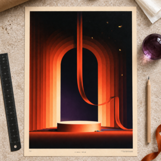 FINAL BOW – Art Deco Tiyatro ve Sirk Posteri