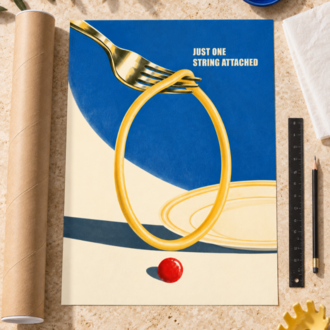 SLOW TWIRL – Retro Makarna Mutfak Posteri