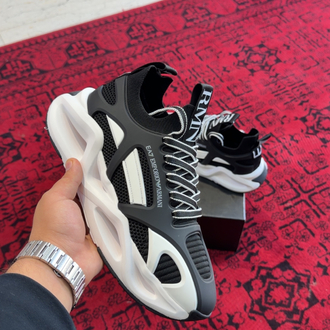 EA7 Emporio Armani Infinity Black White Sneakers