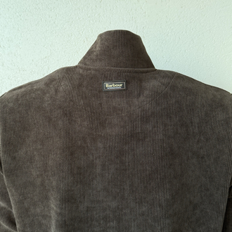 Barbour Kahve Dik Yaka Sweat GENİŞ KALIP