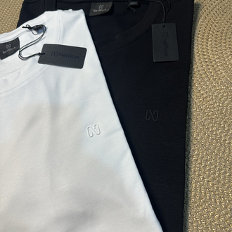 Netw0rk Modal Tshirt Beyaz Tam Kalıp !
