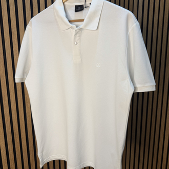 Netw0rk Polo Yaka Tshirt Beyaz Tam Kalıp !
