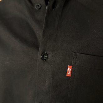 Levis (Tam Kalıp ) siyah Gabardin gömlek