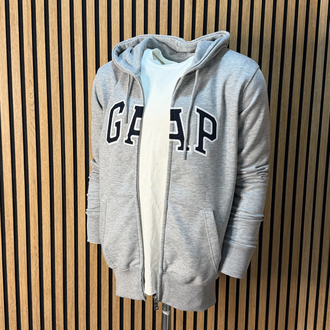 G4P Kapüşonlu Gri Sweat Tam Kalıp