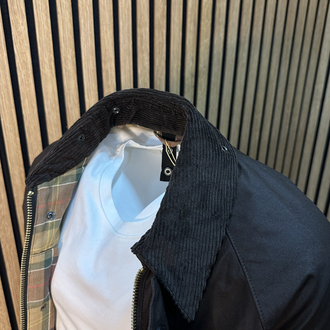 Barbour Mont koyu Kahve wax Tam kalıp (YELEKSİZ)
