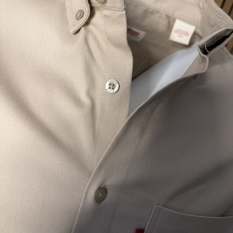Levis (Tam Kalıp ) Vizon Gabardin gömlek