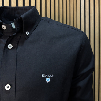Barbour Siyah Gömlek TAM KALIP
