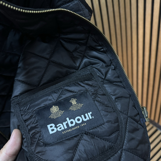 Barbour siyah Yelek Tam kalıp !