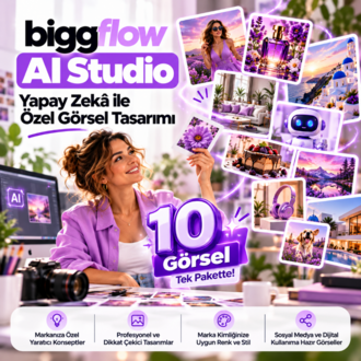 Biggflow AI Studio | Yapay Zekâ ile Özel Görsel Tasarımı