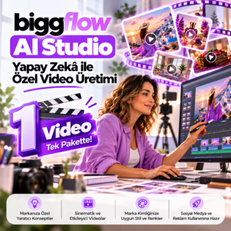 Biggflow AI Studio | Yapay Zekâ ile Özel Video Üretimi
