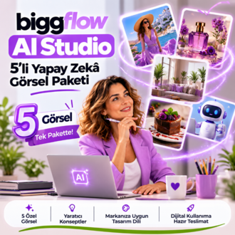 Biggflow AI Studio | Yapay Zekâ ile Özel Görsel Tasarımı