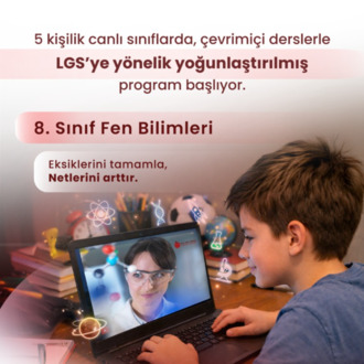 Yoğunlaştırılmış LGS Fen Bilimleri Kursu