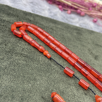 5x8 mm Salih Şirin Usta İşi Ateş Kehribar