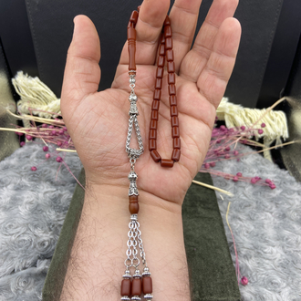 5x8 mm NAİM ŞAHİN ATÖLYESİNDEN FİBER TESBİH KAPLAMA TASARIM 