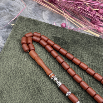 5x8 mm NAİM ŞAHİN ATÖLYESİNDEN FİBER TESBİH KAPLAMA TASARIM 