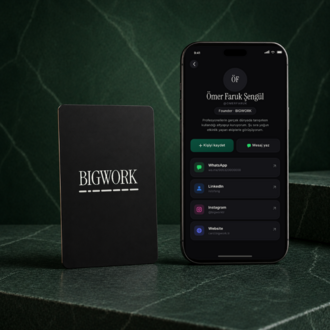 NFC Dijital Kartvizit - Premium