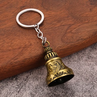 Antika Model – Guardian Bell | Motifli Eski Bakır Görünümlü Şans Çanı