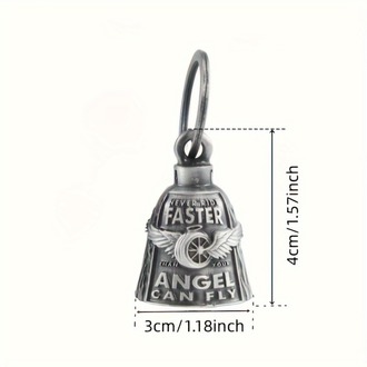 Never Ride Faster Than Your Angel Can Fly – Guardian Bell