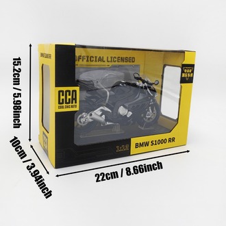 CCA 1:12 Ölçekli BMW S1000 – Metal Alaşım Motosiklet Modeli | Koleksiyonluk Diecast