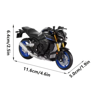 Maisto 1:18 Ölçekli Yamaha MT-10 | Lisanslı Diecast Motosiklet Modeli