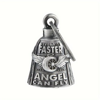 Never Ride Faster Than Your Angel Can Fly – Guardian Bell