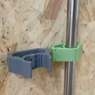 3D Baskı Banyo Mop ve Paspas Tutucu