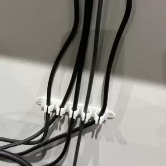 3D Baskı Çoklu Kablo Düzenleyici Klips
