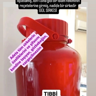 GÜL SİRKESİ ( 1 litre Pet Şişe)