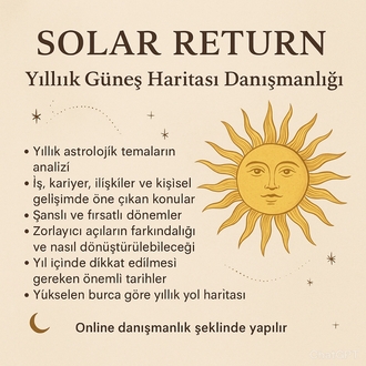 Astrolojik Solar Return (Güneş Dönüşü) Danışmanlığı 