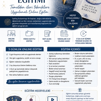 RADYESTEZİ İLERİ SARKAÇ EĞİTİMİ