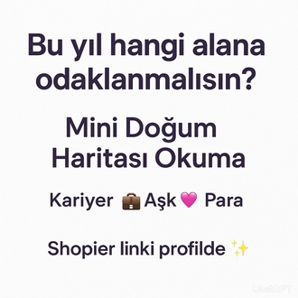 Mini Doğum Haritası Okuma – Bu Yıl Hangi Alana Odaklanmalıyım?