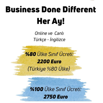 BDD Business Done Different - Farklı Yürütülen İş