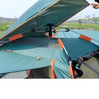 8 Kisilik Otomatik Kamp Çadır 240x240x156cm Dayanıklı Piknik Cadır Cantalı Su Geçirmez