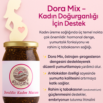 DoraMix – Kadınlara Özel Doğal Doğurganlık Destekçisi 460 gr