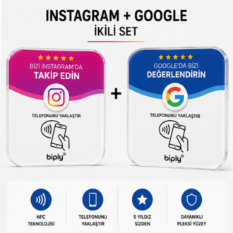 Biply Google Yorum + Instagram Takipçi Toplayıcı