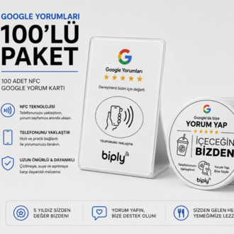 PLUS PAKET: Stand + 100 Mini Yorum Toplayıcı (2 adet Kare Hediye!)